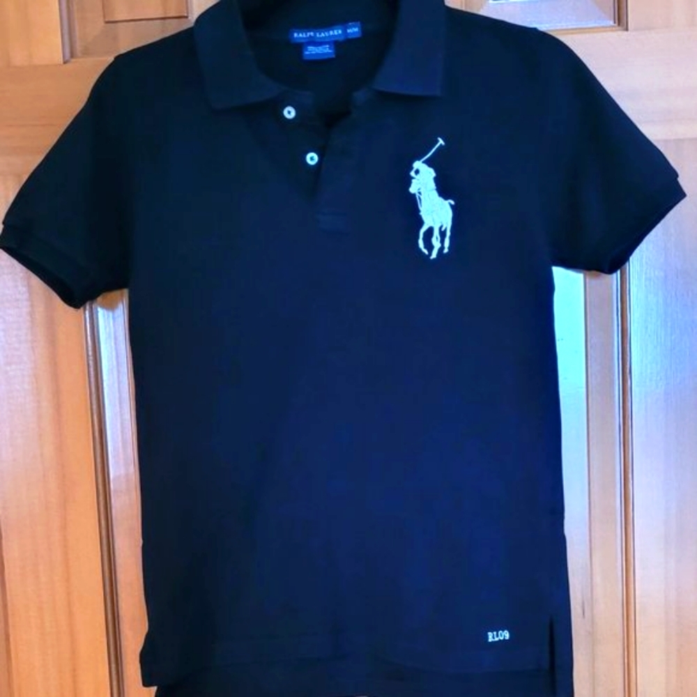 Ralph Lauren White Polo Player Polo Shirt - Black - Picture 4 of 4